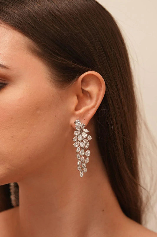 Stiff Pear Drop Earrings