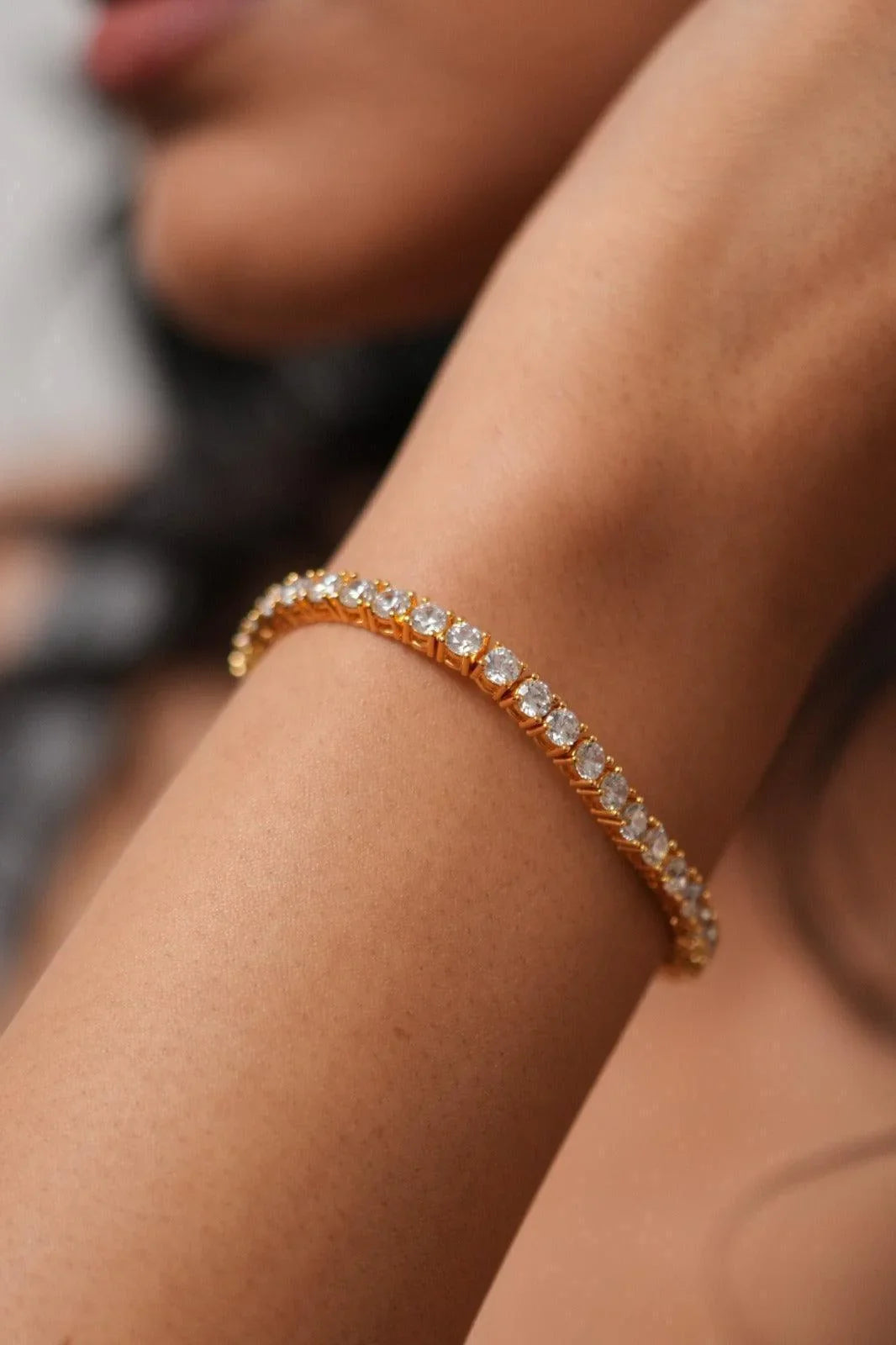 25 cents Round Solitaire Tennis Bracelet| 4mm