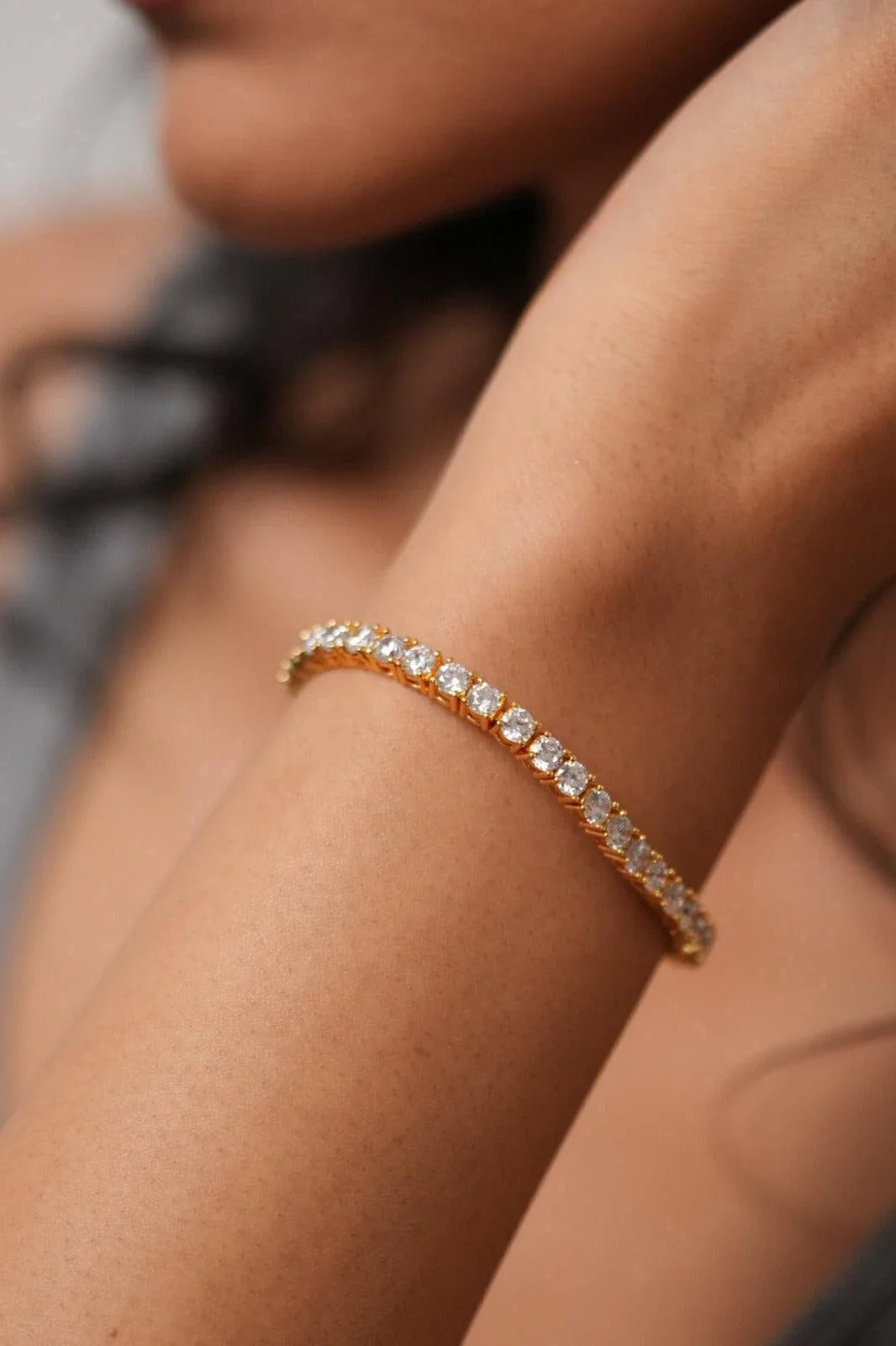 25 cents Round Solitaire Tennis Bracelet| 4mm
