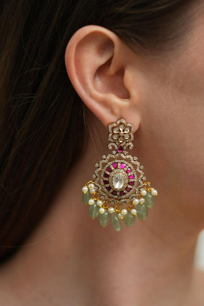 Maahi Indian Polki Earring
