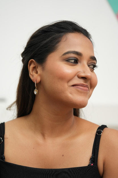 Bali In Polki Indian Earrings | Indo Western