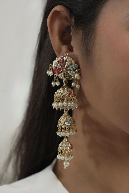 Haseena Tri Drop Jhumka