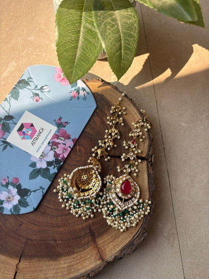 Heer Kannauti Indian Polki Earrings