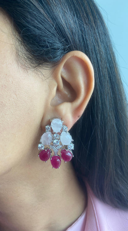 Quinn Floral Statement Earrings | GemZ Collection