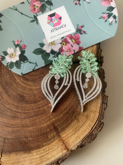 Beaded Spirit Oversized Diamond Earrings
