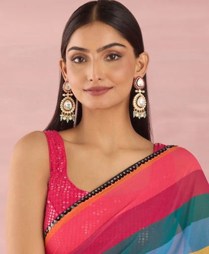 Anamika Big Polki Bauble Earrings