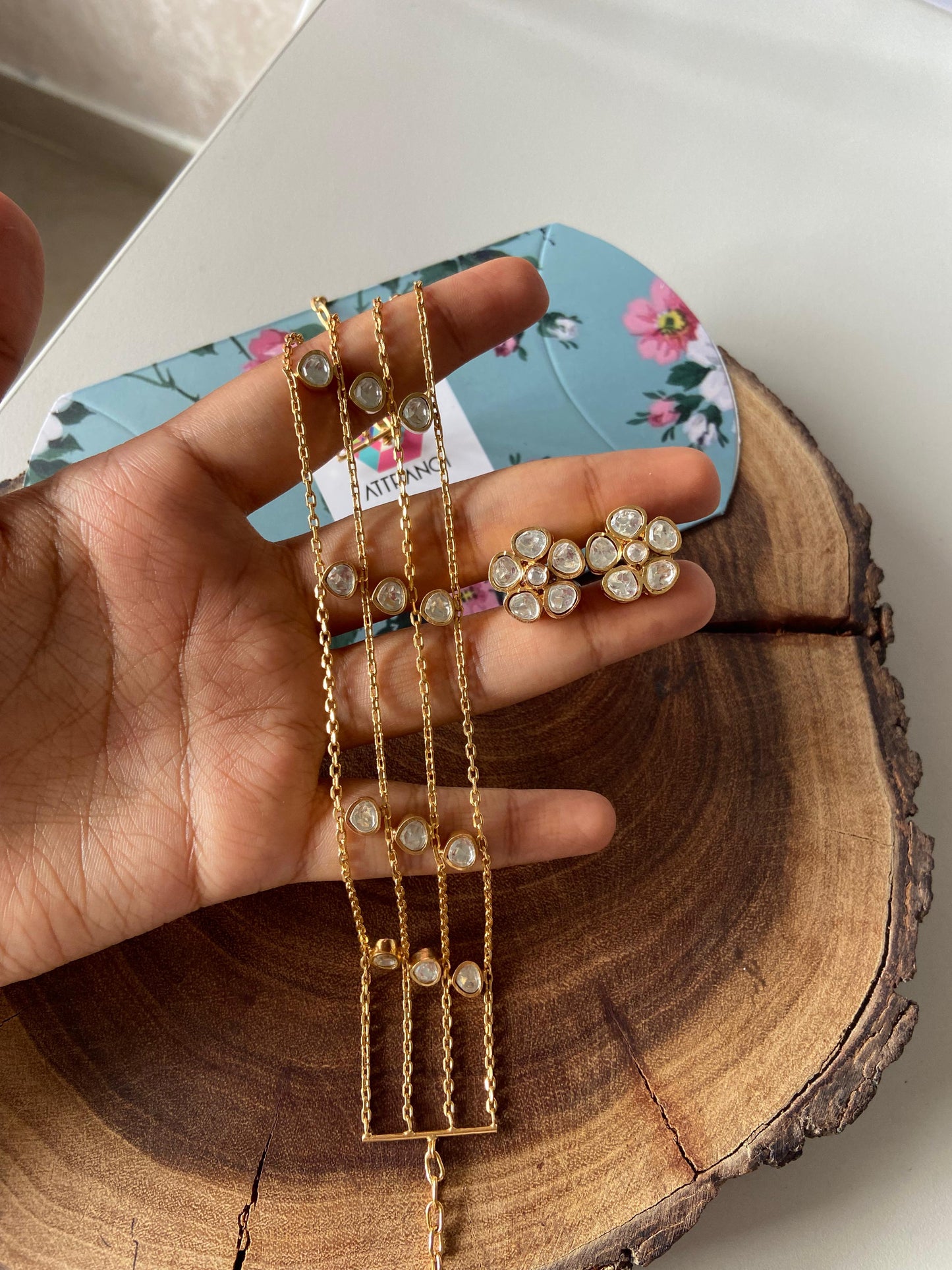 Moissanite Niti Indo Western Choker Set
