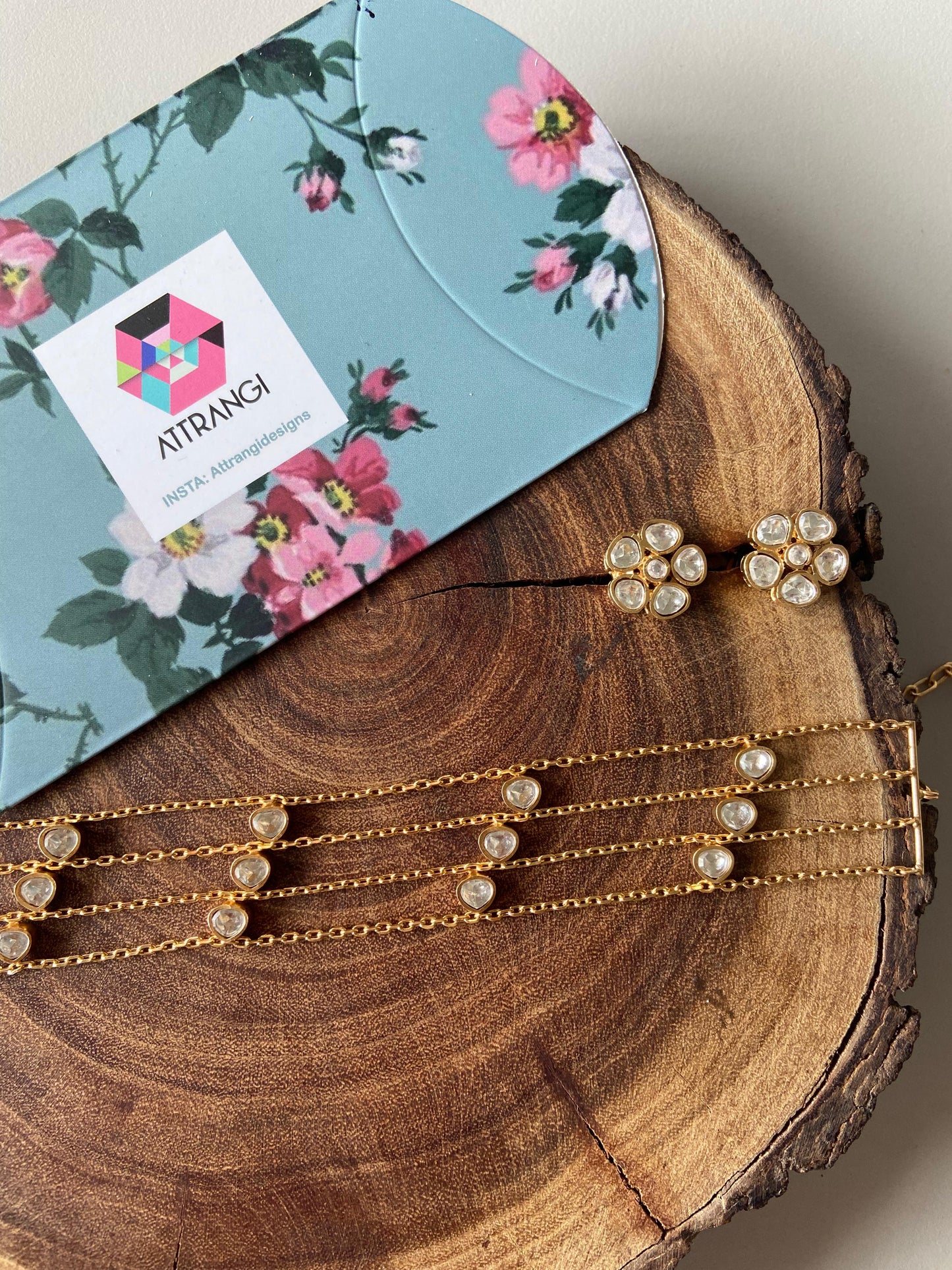 Moissanite Niti Indo Western Choker Set