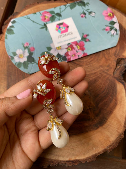 Overlay Rich Indo Western Earrings | GemZ Collection