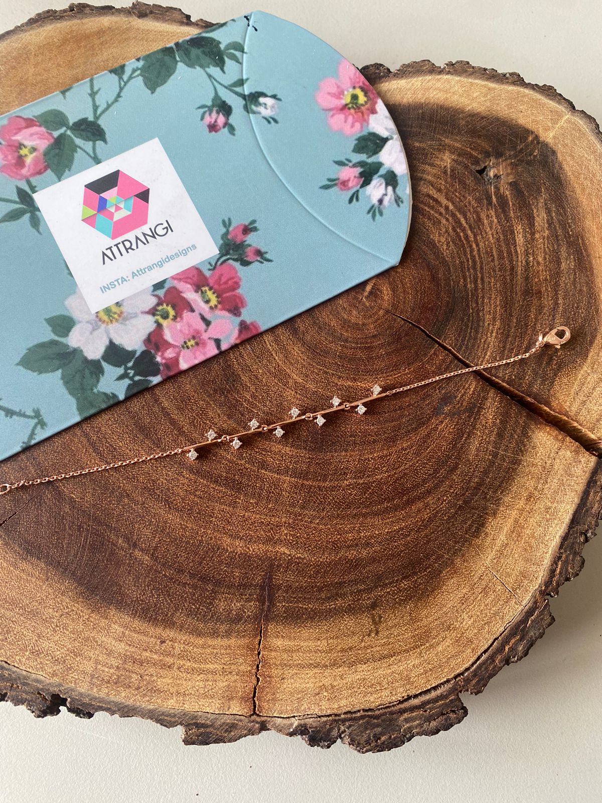 Tiny Miny Delicate Diamond Tennis Bracelet