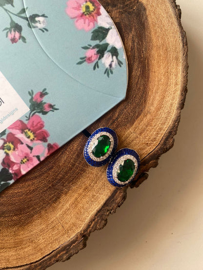 Aloha Diamond Statement Studs