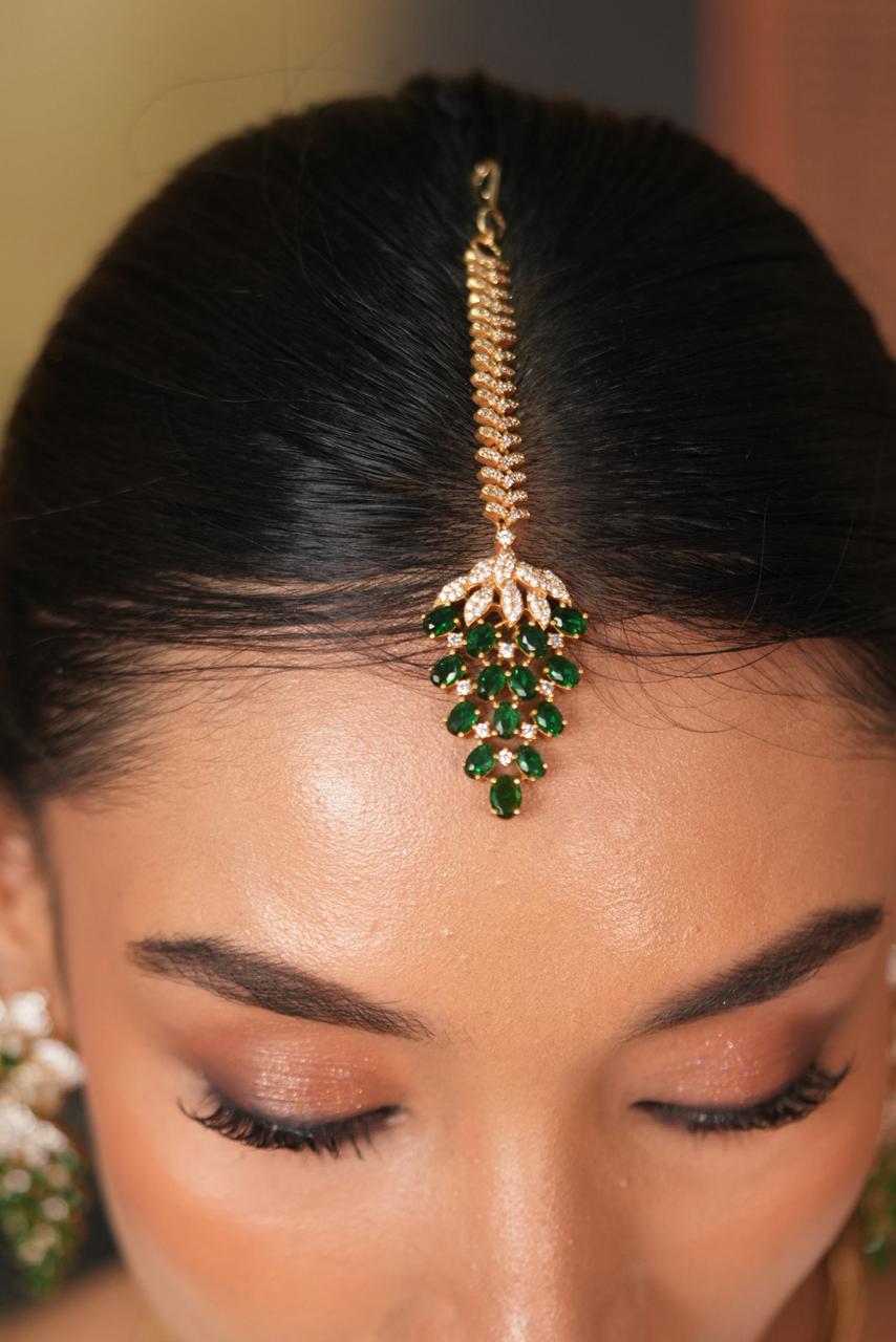 Enchanted Baagh Polki Fusion Indian Diamond Set