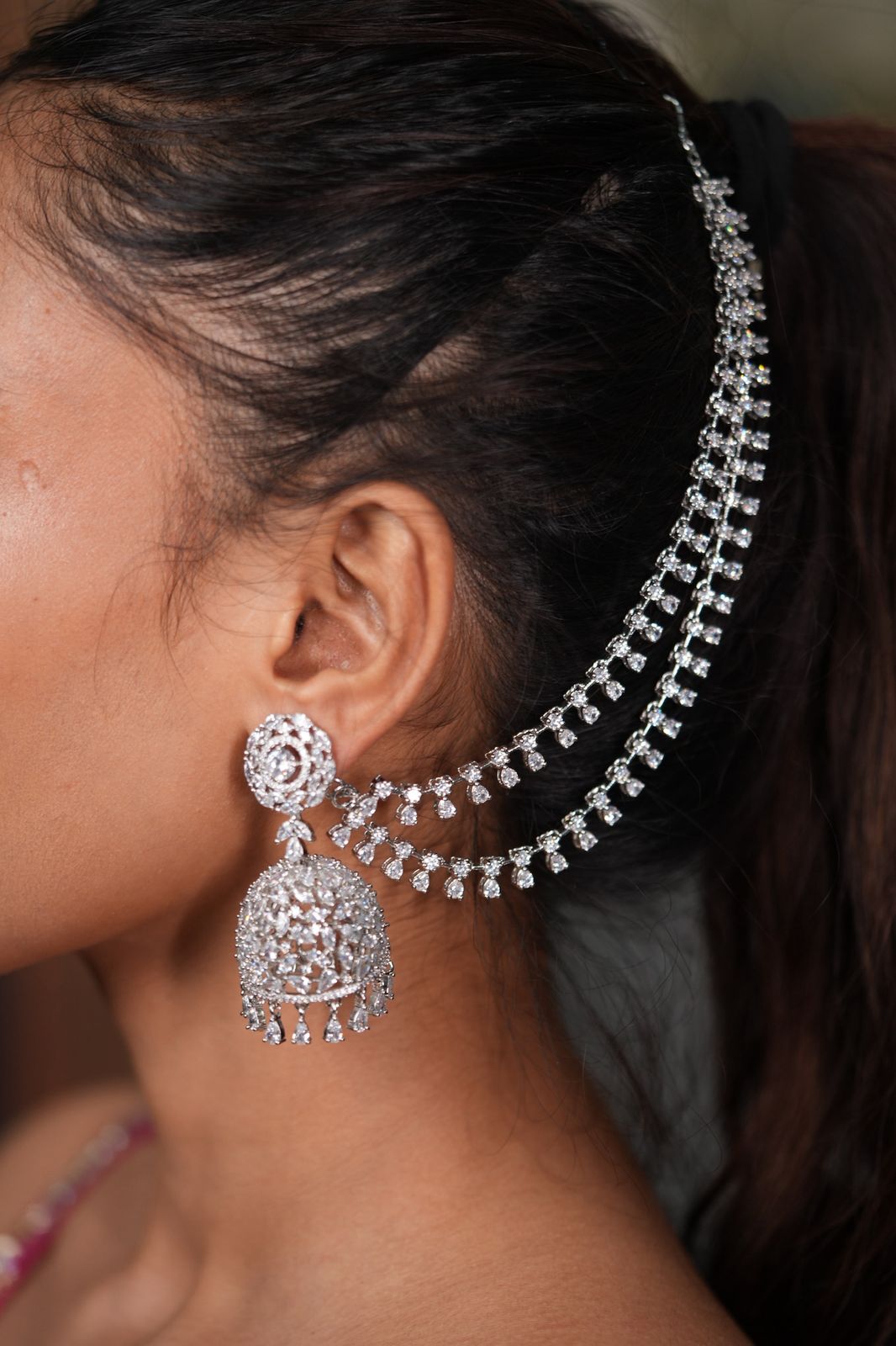 Lata 2 Line Diamond Hair Chain | Mattel
