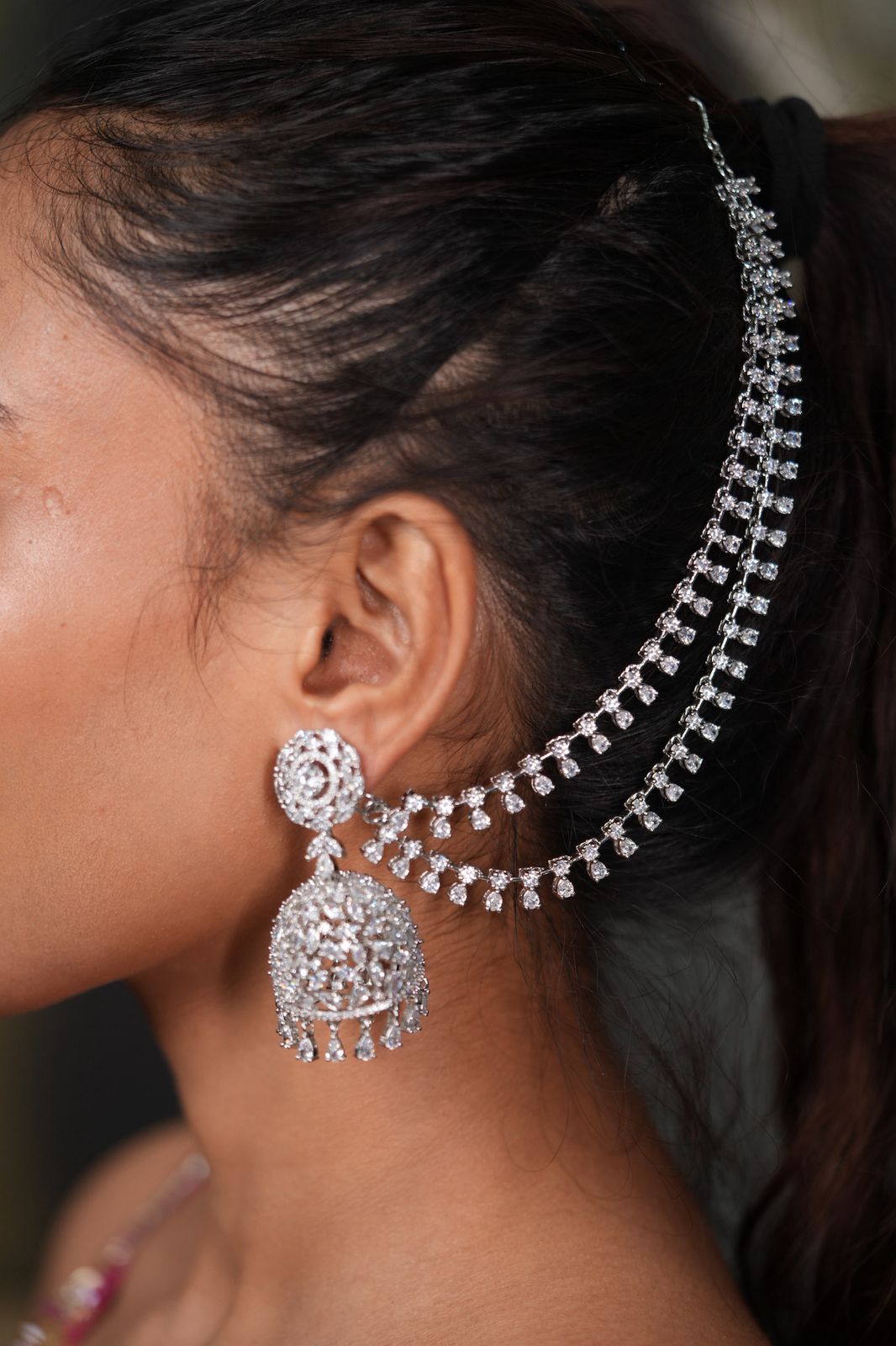 Lata 2 Line Diamond Hair Chain | Mattel