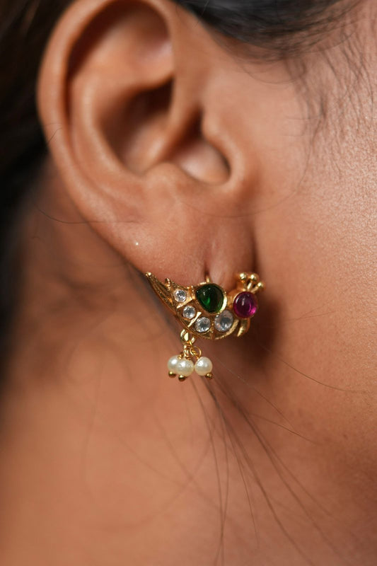 Choti Chidiya Polki 2 in 1 Earcuffs | Bali