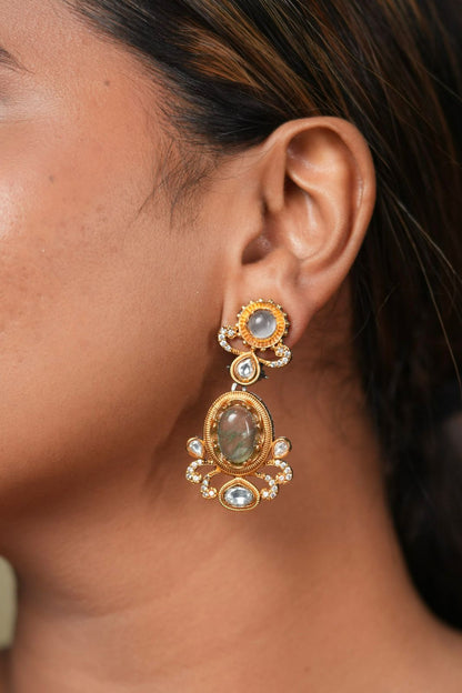 Earthy Sabhya Indo western Earrings | GemZ