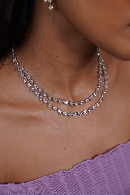 Hailey Double Layered Diamond Set