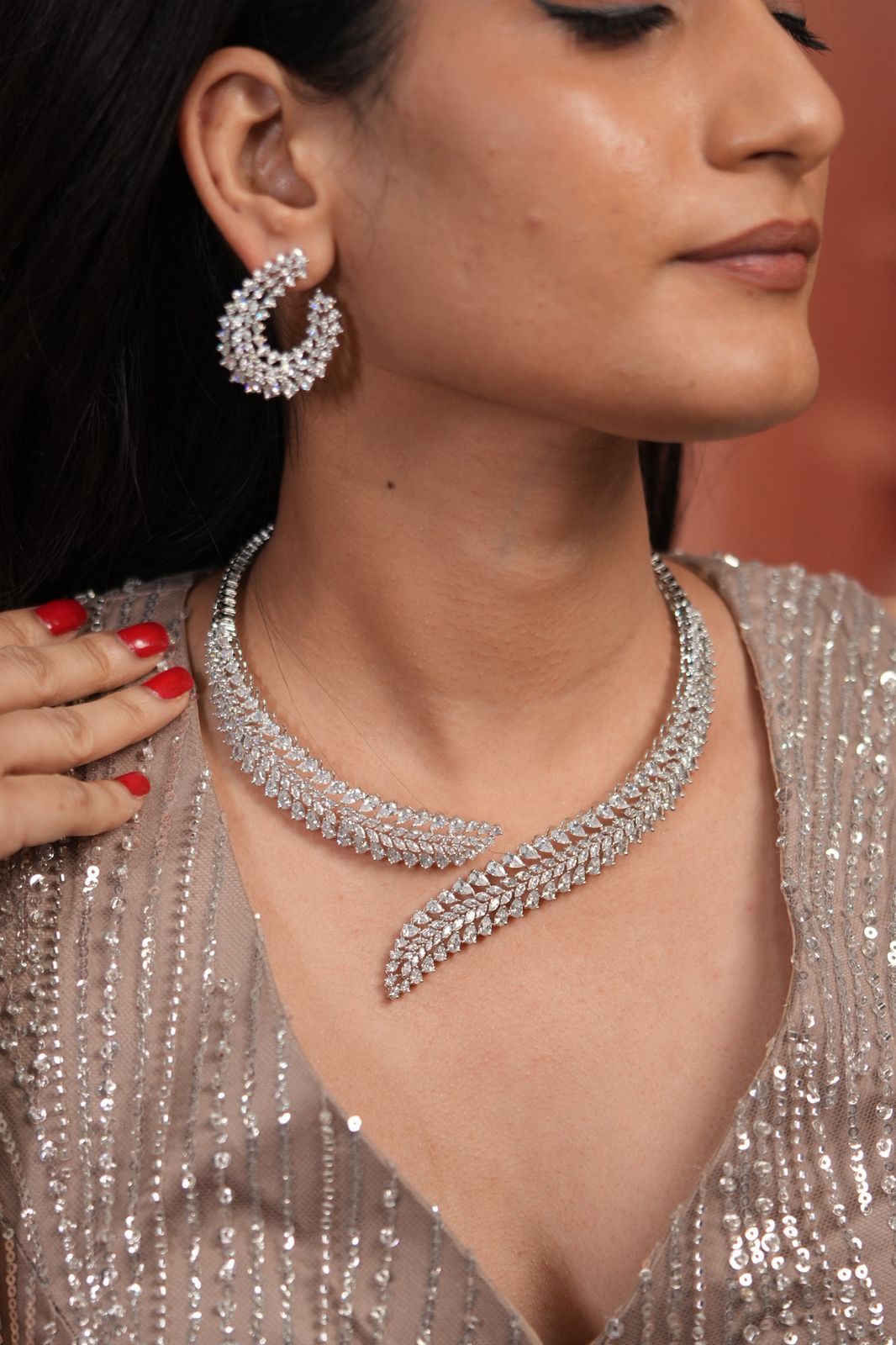 Gracy Openable Hasli diamond Set