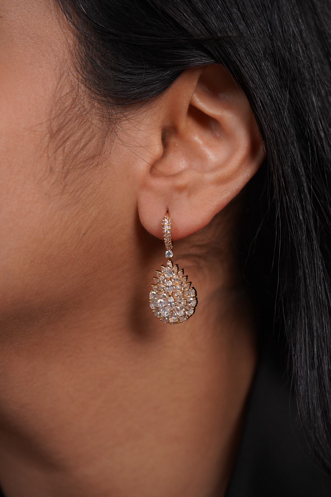 Kia Cluster Of Diamonds Bali Earring