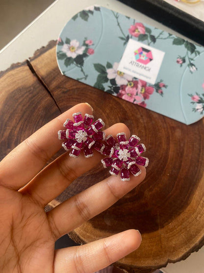 Fool 3D Emerging Statement Diamond Studs