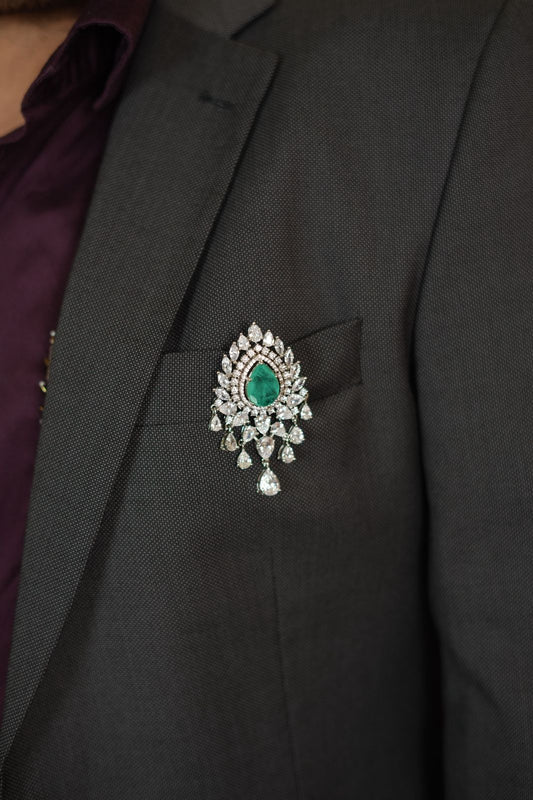 Kapoor Diamond Mid Sized Brooch