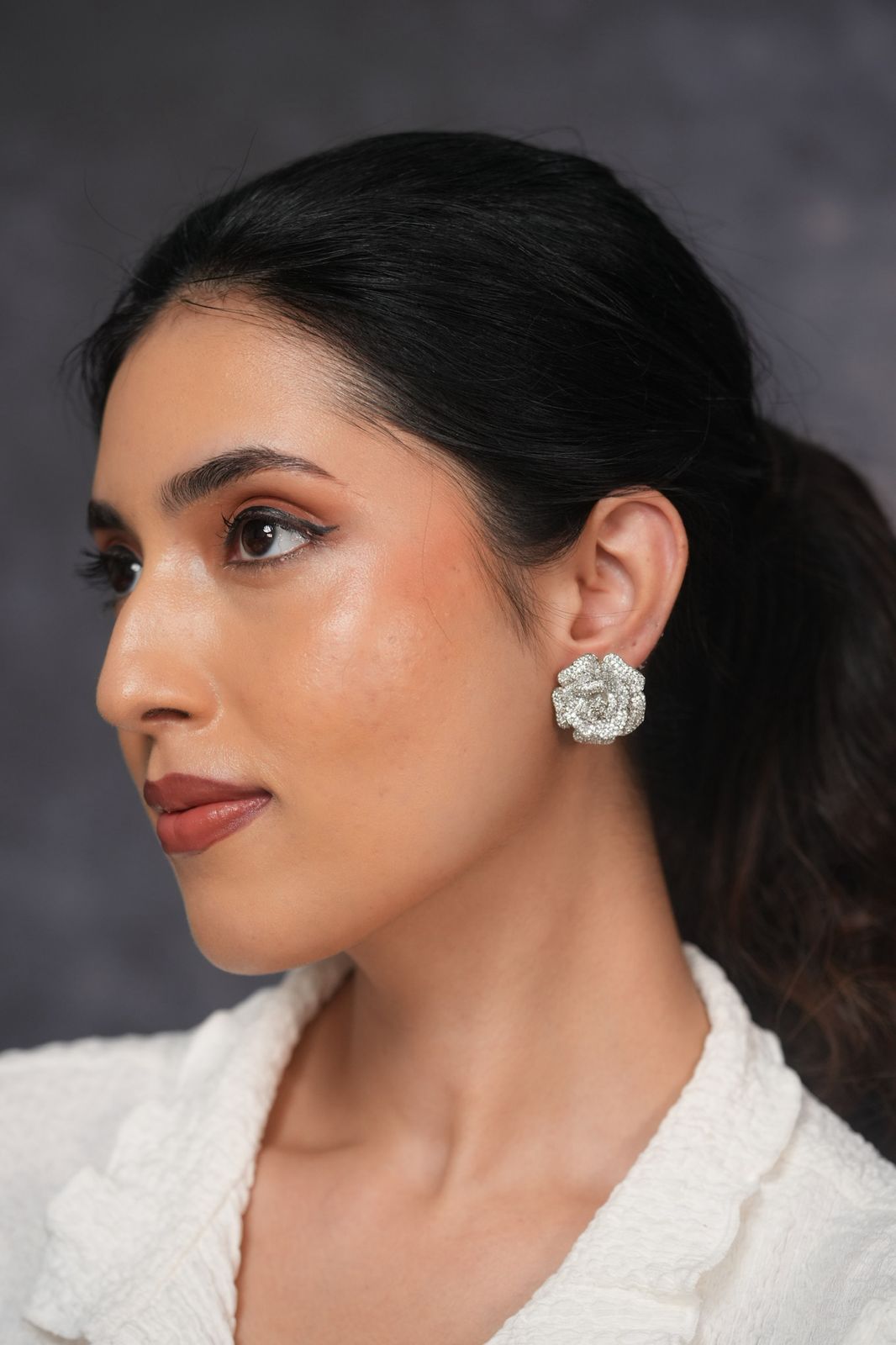 Rose Shaped Studs