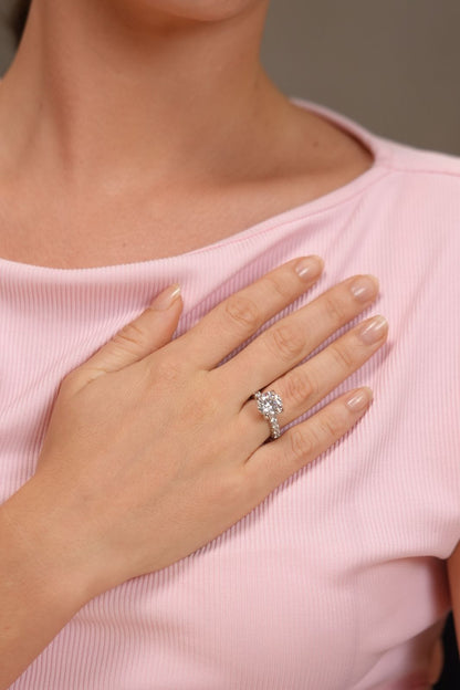 5 in 1 Silver Diamond Ring