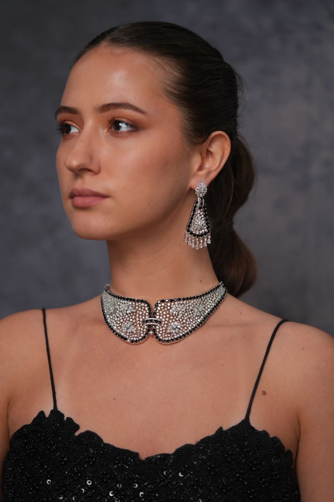 Rosette Diamond Designer Indo Western Set