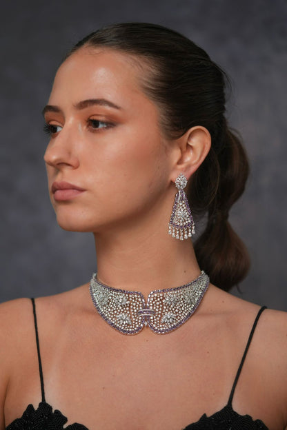 Rosette Diamond Designer Indo Western Set