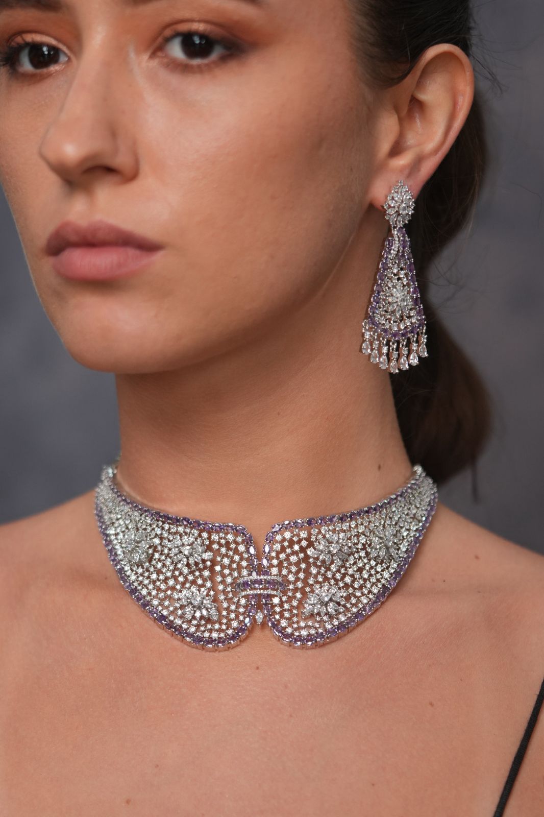 Rosette Diamond Designer Indo Western Set