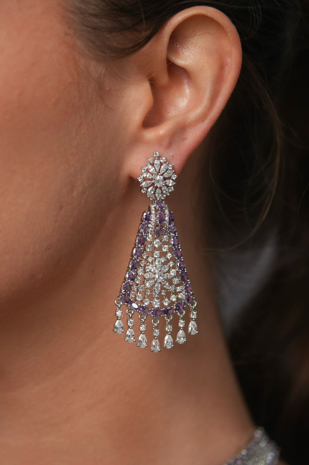 Rosette Diamond Designer Indo Western Set