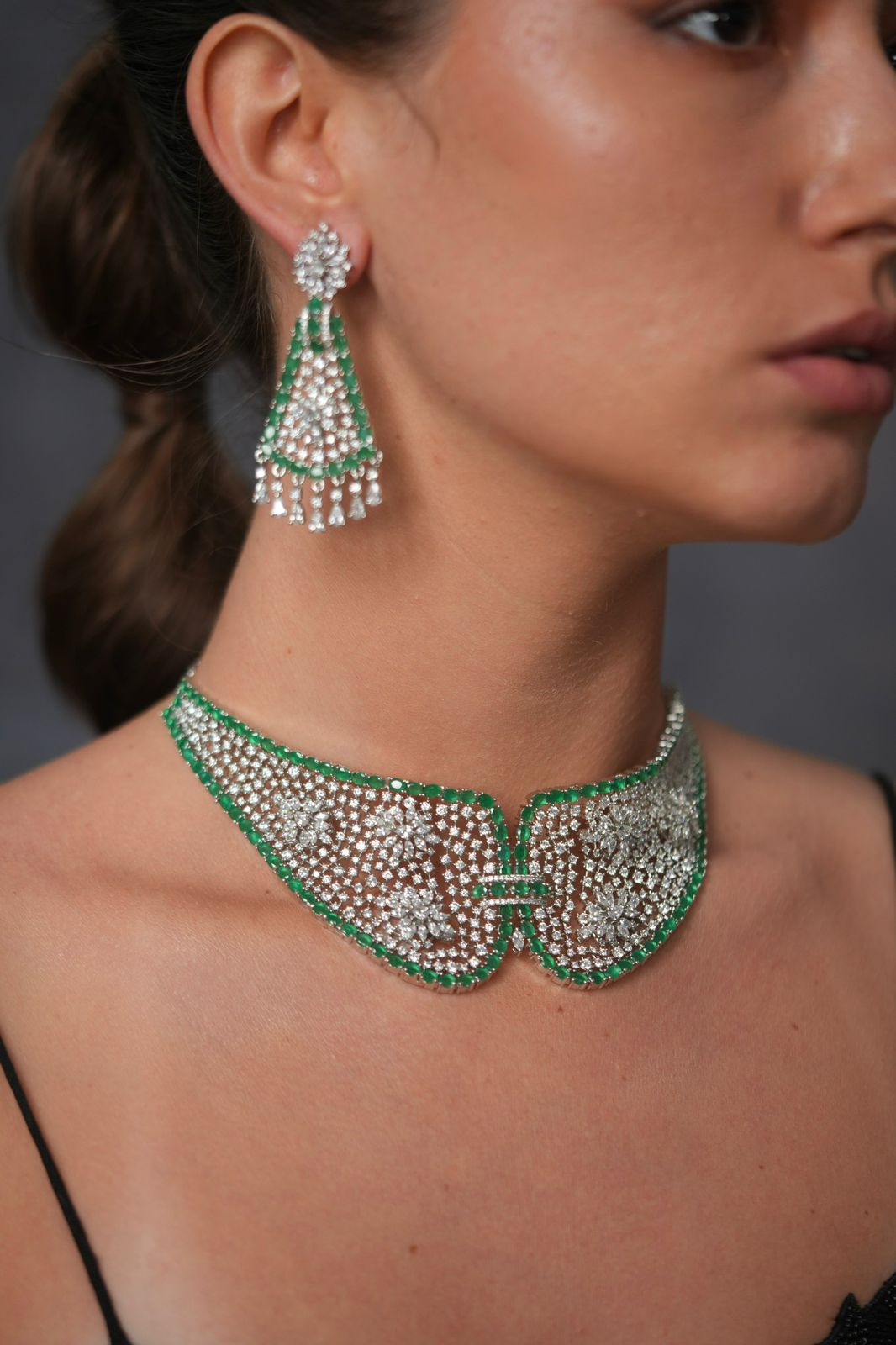 Rosette Diamond Designer Indo Western Set