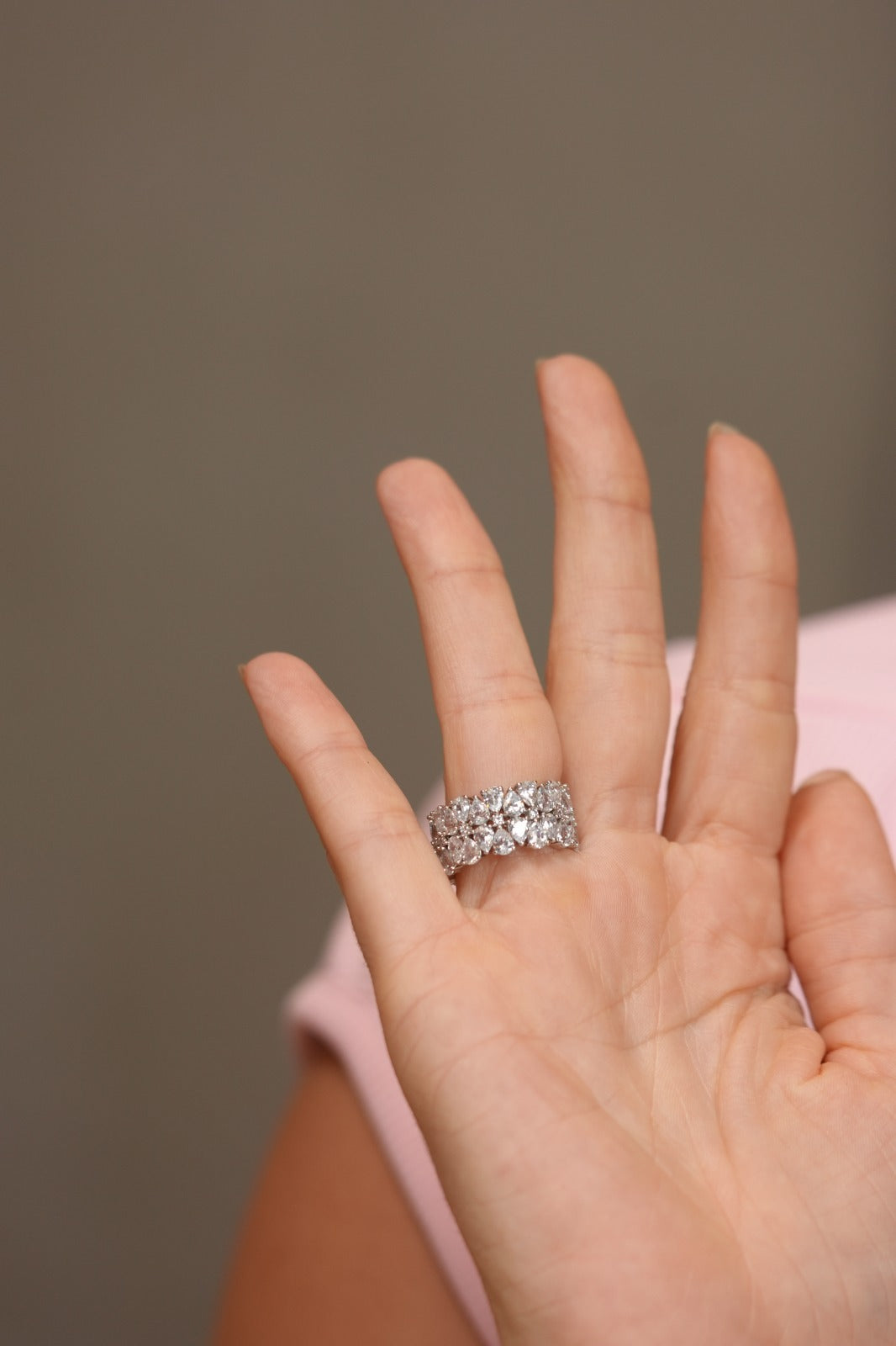 Diva Thick Designer Diamond Band Ring | Daily Wear