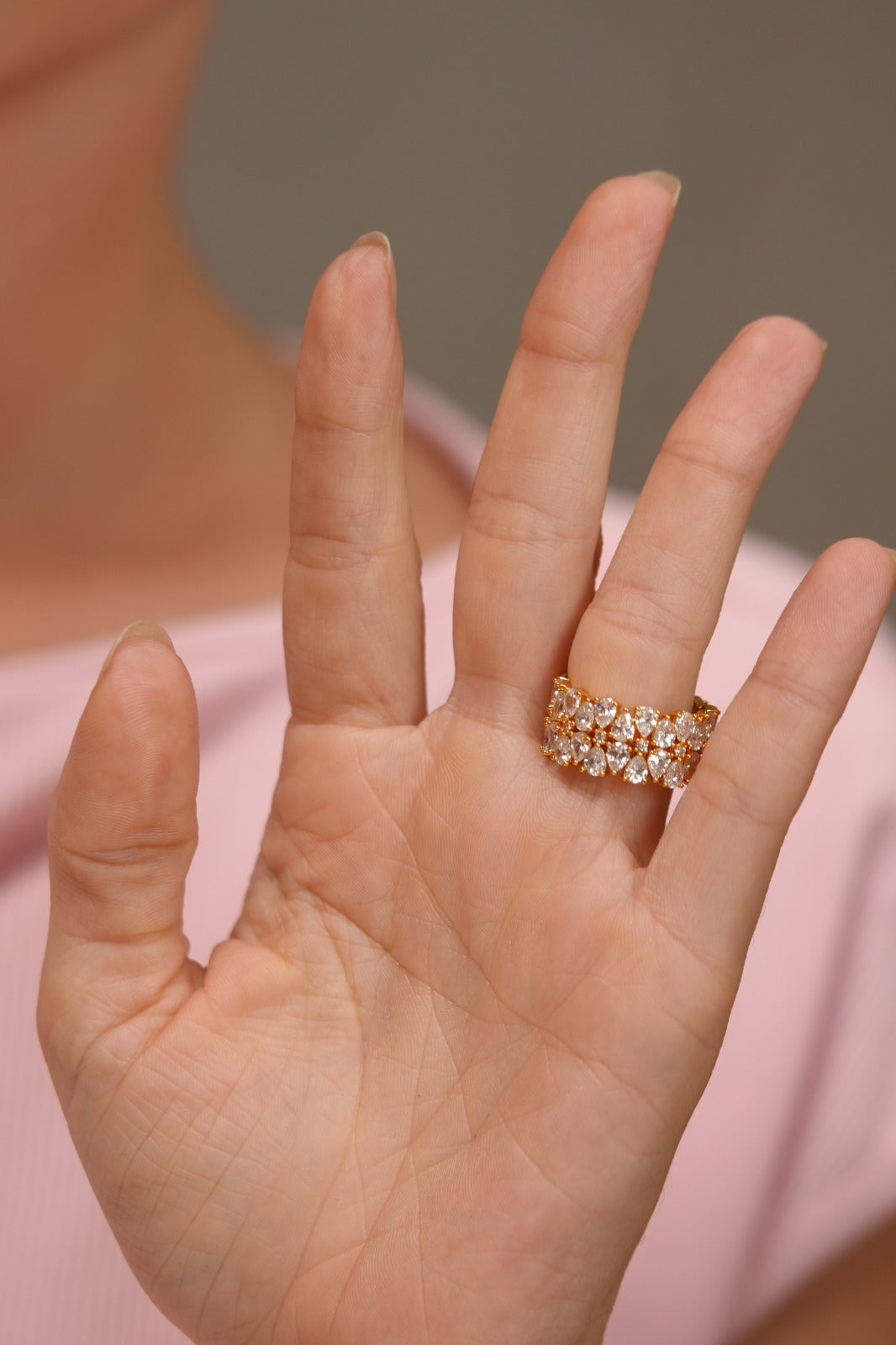 Diva Thick Designer Diamond Band Ring | Daily Wear