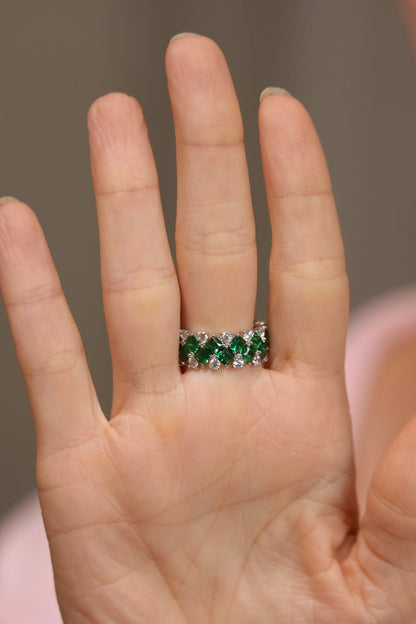Dew Coloured Diamond Band Ring | Daily Wear