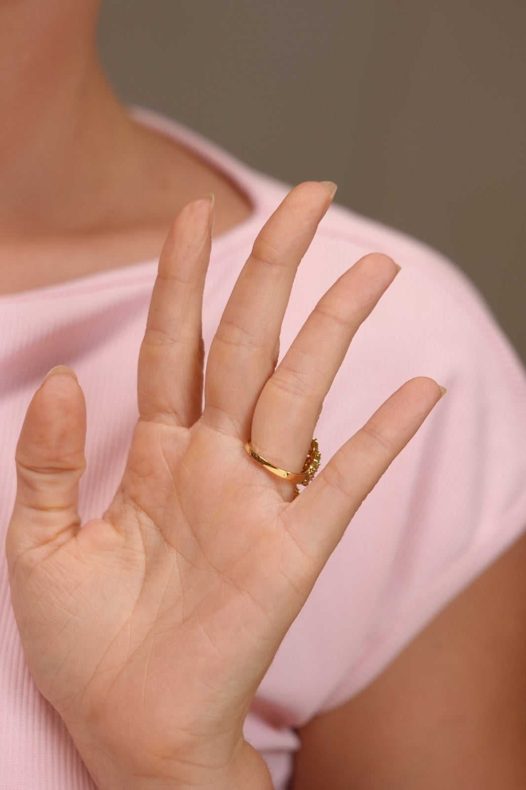 Leaf Wrap Diamond Band Ring | Daily Wear