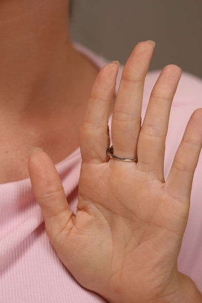 Leaf Wrap Diamond Band Ring | Daily Wear