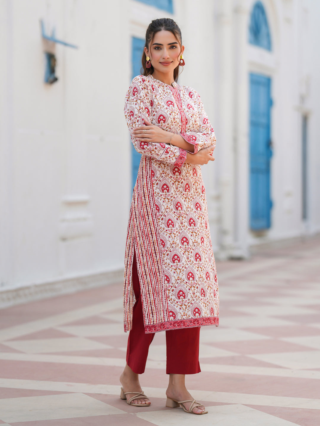 Women Daily Wear Cotton Kurta