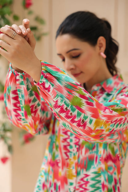 Women Printed Shirt Top