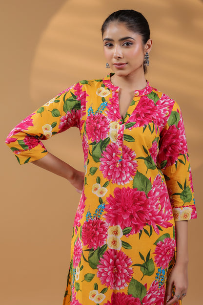 Women floral kurta