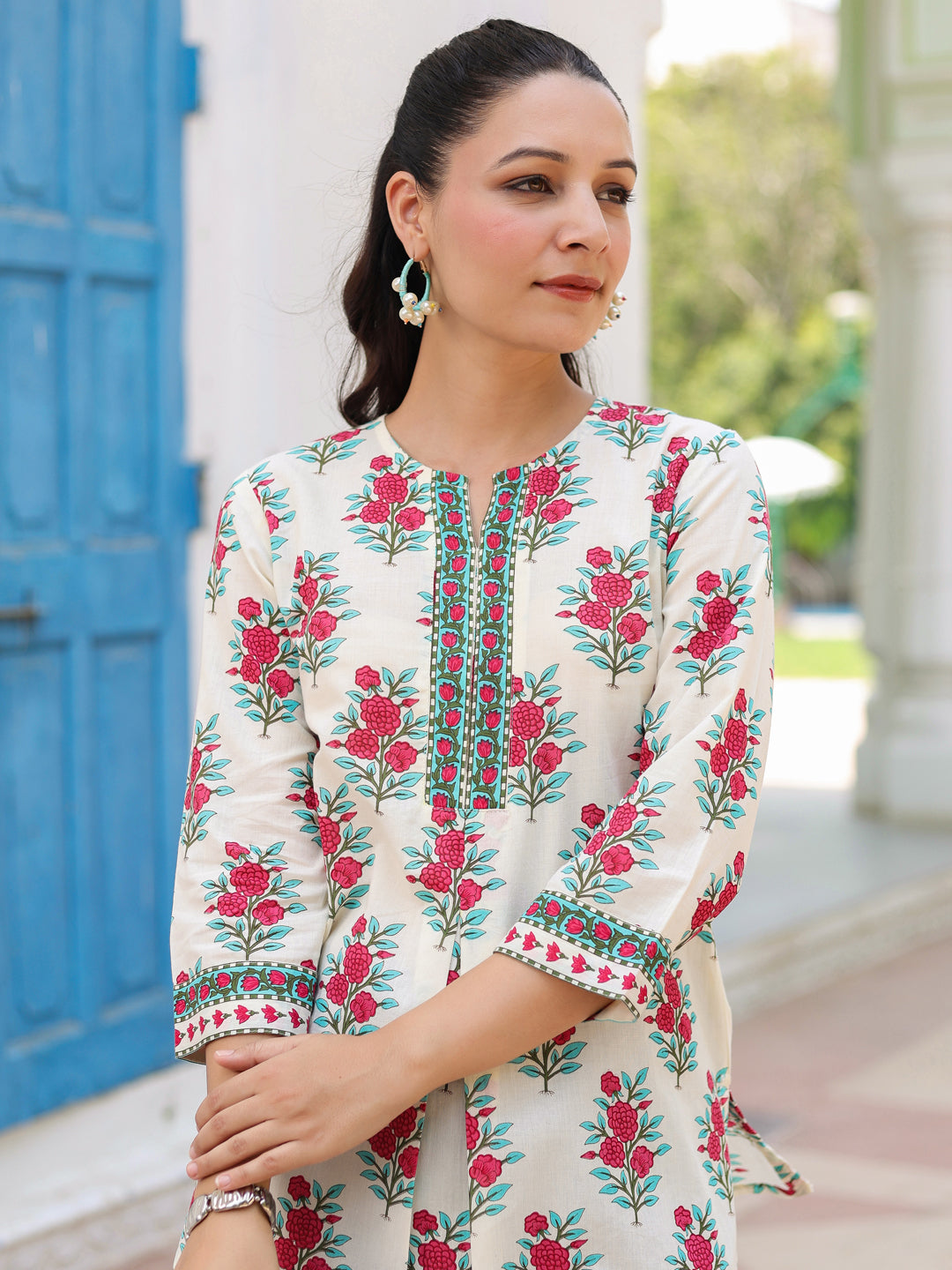 Women printed top