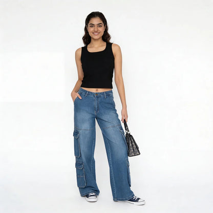 Slim Fit Solid Tank Top