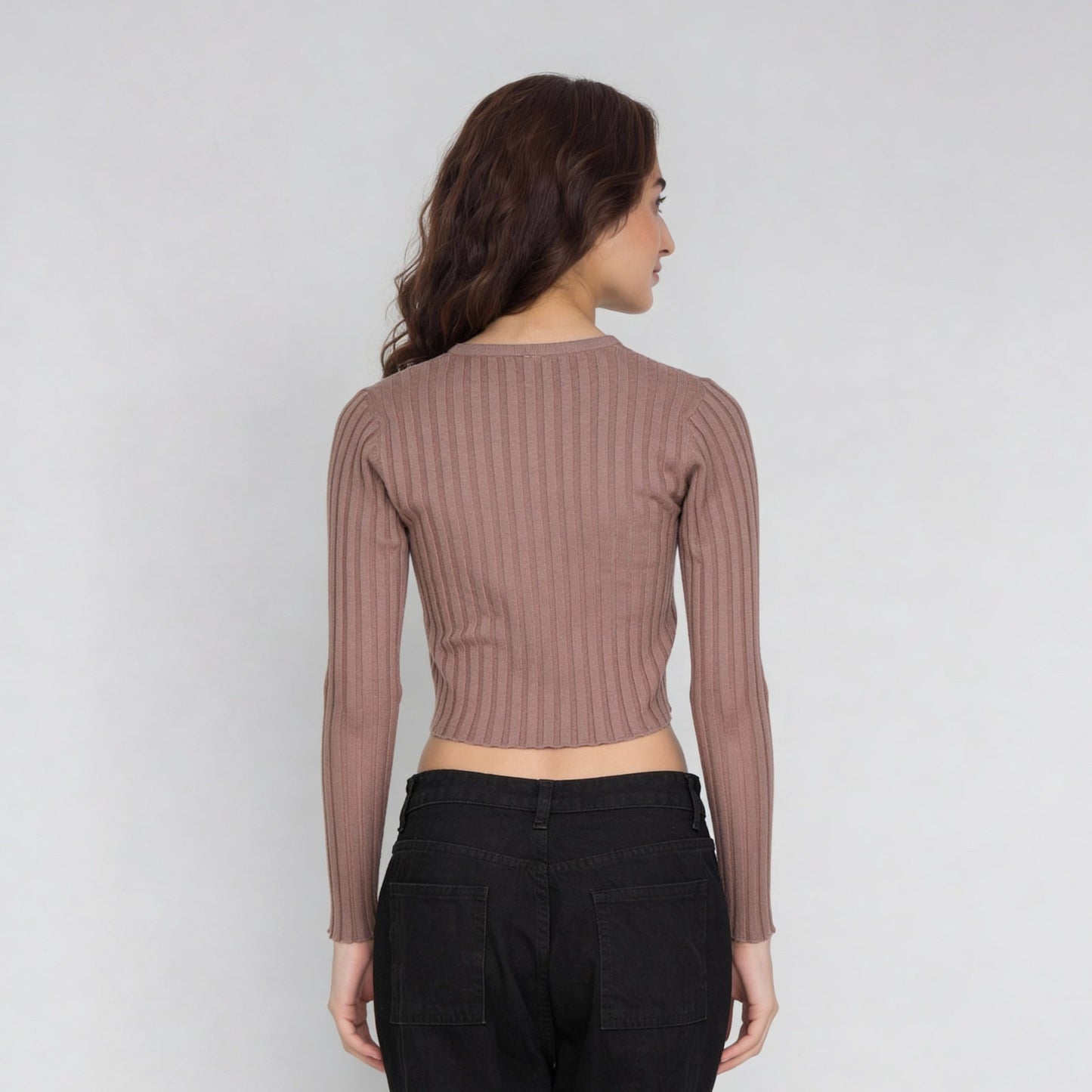 Ribbed Flatknit Top