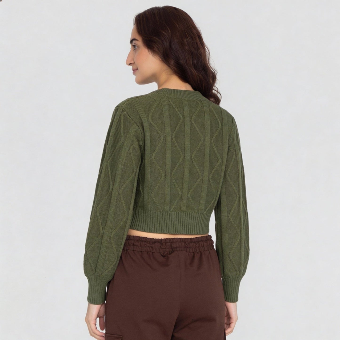 Solid Flatknit Full Sleeve Top