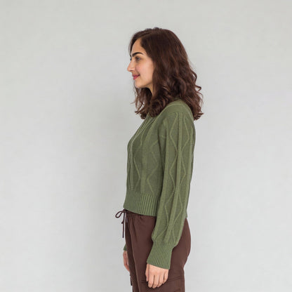 Solid Flatknit Full Sleeve Top