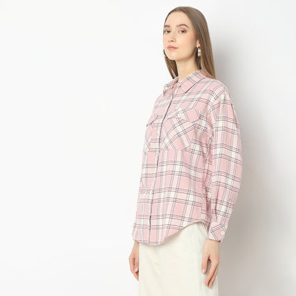 Oversize Checkered Shirt