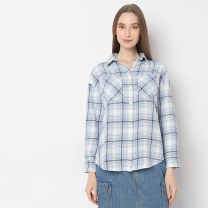 Oversize Checkered Shirt
