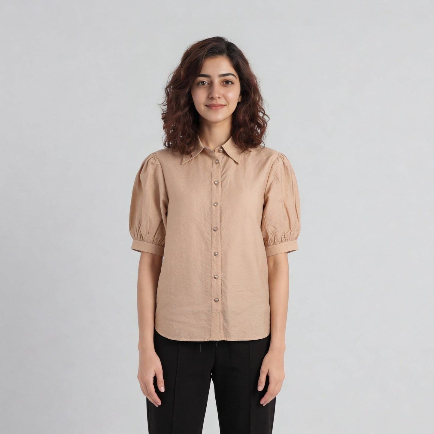 Regular Fit Solid Shirt
