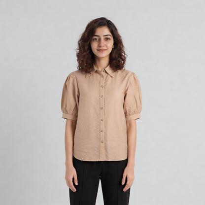 Regular Fit Solid Shirt