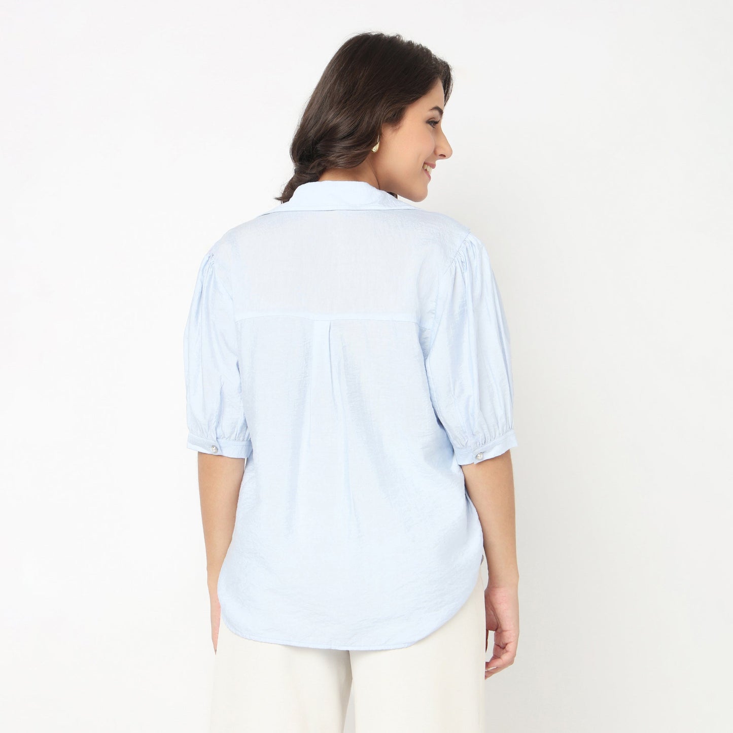 Regular Fit Solid Shirt
